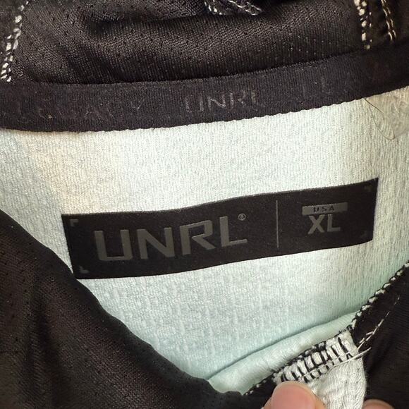 UNRL Elevation Hoodie Size XL Textured Pullover Active Athleisure Training Blue - Picture 6 of 16